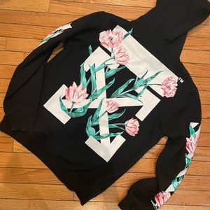 womens OFF WHITE hoodie